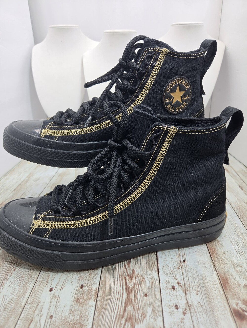🔥 Converse Chuck Taylor All Star Utility Stitch High Tops Black M7.5/W9.5 🔥